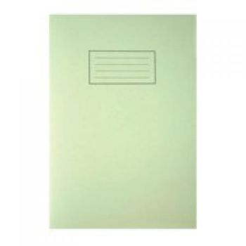 Silvine A4 Exercise Book Ruled Green PK10
