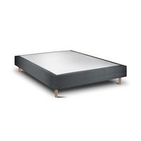 base de cama rigida 20 milano  anthacite redonda 200 x 135 cm