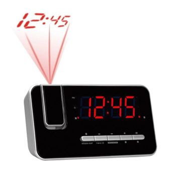 Reloj Despertador Denver CRP-618 Digital FM LED Rojo
