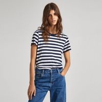 pepe jeans camiseta azul pl505845-594