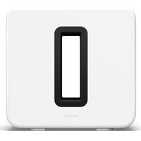 sonos sub gen 3 wireless subwoofer - white white