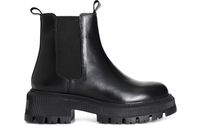 botin mujer piel con elastico black