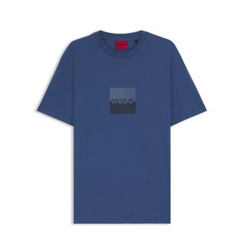 Hugo Red Camiseta de punto de algodón 50542784-427