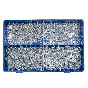 Box Of 1200 Assorted Spring Washers 3/16 3/8