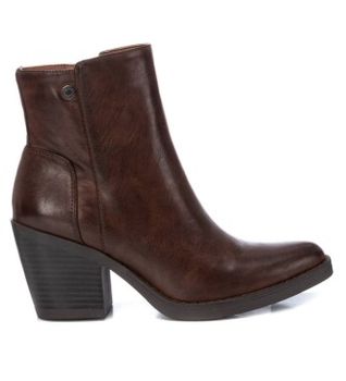 Refresh para mujer. 17203202-CAMEL Botines 172032 marrón (35), 5 a 8cm, Cremallera, Casual