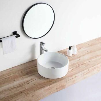 Lavabo Blanco Brillante Sobre Encimera Cerámico Davia Ø40,5 Cm Ø40.5 Cm
