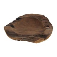 cuenco en madera marron 40 cm