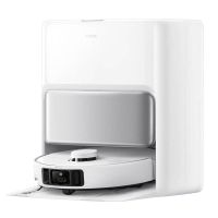 robot aspirador y fregasuelos mova p50 pro ultra con autovaciado 19000pa blanco