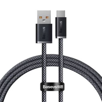 Cable Baseus Dynamic Series USB-A a USB-C PD 100W 1m Negro 480Mbps Nylon