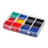kit de 530 tubos termorretractiles de aislamiento heat shrink tubing insulation shrinkable tube tubos de poliolefina el