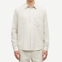 samsoe samsoe liam fp cotton-blend shirt - m