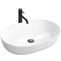 lavabo sobre encimera rea cleo white