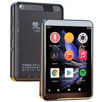 reproductor mp3mp4 famue con camara de 5mp pantalla de 283 android bluetooth 16gb64gb pa03 wi-fi play store grabadora de voz para estudiantes reproductor de video hd