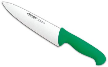 Cuchillo cocinero de acero inoxidable nitrum de 200 mm mango verde