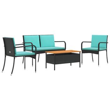 Conjunto De Jardín | Mueble De Jardín Con Cojín Acero