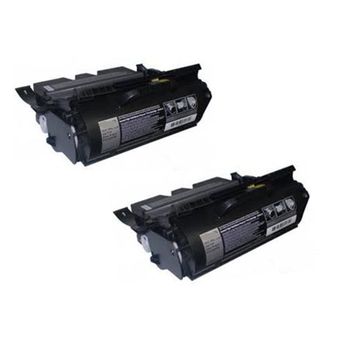 Compatible Multipack Lexmark X646dte Printer Toner Cartridges (2 Pack) -X644X21E