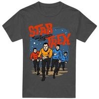 star trek camiseta run forward para hombre
