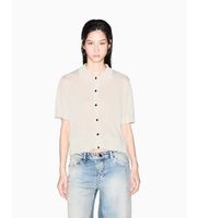 ax armani exchange para mujer xw001911af21575u6275 cardigan corta beige m casual viscosa manga corta