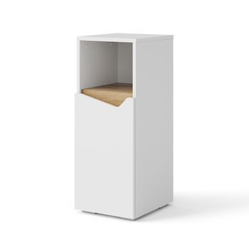 Armario Mediano Marelle 30 X 74.5 Cm Con Puerta Y Compartimento Abierto Vicco