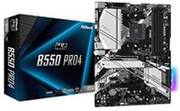 asrock placa b550 pro4 amd am4 4ddr4 hdmi pcie30 sata3 usb32 atx