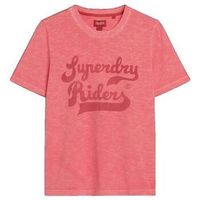 superdry camiseta t-shirt archive kiss print manches courtes para mujer
