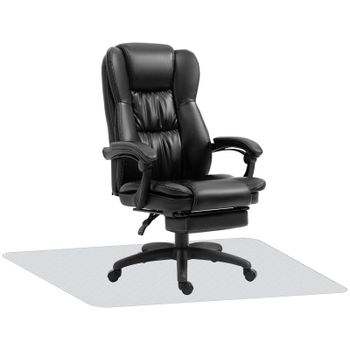 Vinsetto Conjunto De 1 Silla De Masaje Y 1 Alfombra Protectora De Suelo