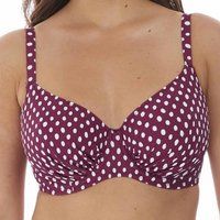 santa monica underwired gathered full cup bikini top