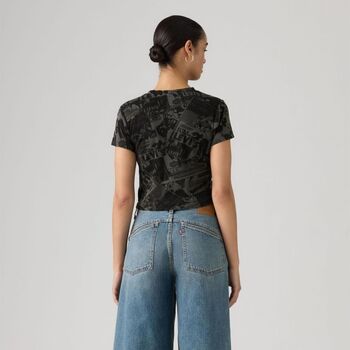 Levis Tops y Camisetas A8798 0106 - ESSENTIAL SPORTY TEE-ZINE COWBOY GRID para mujer