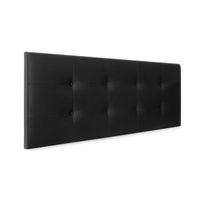 cabecero de polipiel capitone 150x60cm camas 150 - negro