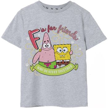 Spongebob Squarepants Camiseta F Is For Friends para niña