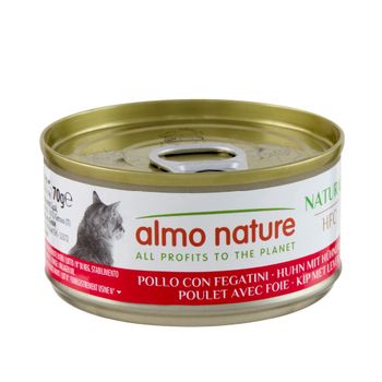 Almo Nature 12 x 70 g - Pack Ahorro - Pollo con hígado de pollo
