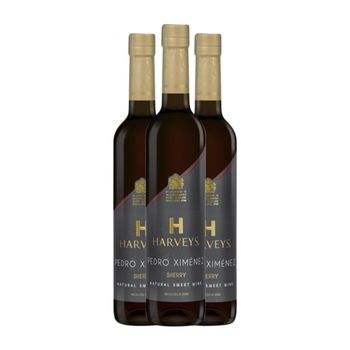 Harvey's Vino Generoso Jerez-xérès-sherry Botella Medium 50 Cl 15.5% Vol. (pack De 3 Unidades)