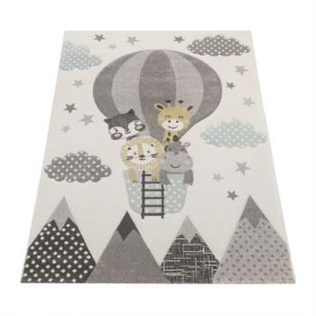 Alfombra infantil Kosmos beige 140x200 cm