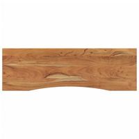 tablero de escritorio rectangular madera acacia 140x50x25 cm vidaxl