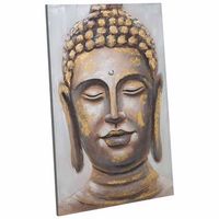 cuadro pintado a mano con relieve oro 80x120x3