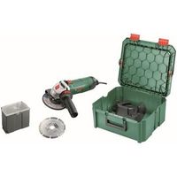 amoladora angular pws 850-125  accesorios  caja systembox bosch