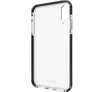 Piccadilly iPhone XS Max Case - Clear & Black, Black