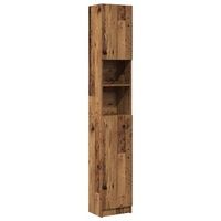 mueble de bano  armario de bano madera contrachapada madera vieja 32x255x190cm