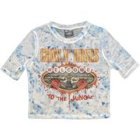 guns n roses camiseta manga larga welcome to the jungle lv para mujer