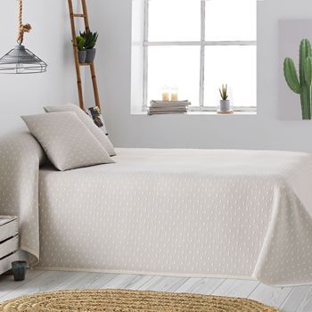 Colcha Capa Topos Lino, 200cm