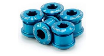 Juego de 5 tornillos para placa garbaruk m8 x 0 75 azul