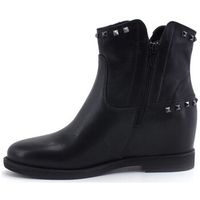 jiudit botines stivaletto zeppa interna borchie nero i3323 para mujer