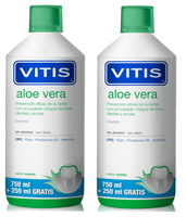vitis colutorio aloe vera sabor menta 2x1000 ml