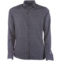 sl56 camisa manga larga fantasia para hombre