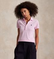 polo ralph lauren para mujer 211b18200014 polo slim fit stretch rosa xl casual algodon manga corta