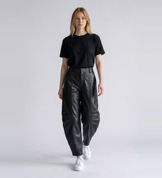 Rotate para mujer. 116170100 Pantalón de cuero cargo Cassandria negro (38), Casual, Piel