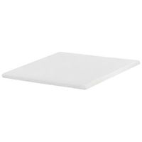 cubrecolchon de espuma de latex 160 x 200 cm blanco gracious