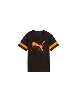 Camiseta de Fútbol Puma Attacanto Logo , Black-H, Infantil