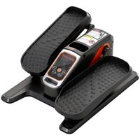 sportnow mini eliptica electrica silencioso con 12 velocidades modo manual y automatico control remoto y pantalla led negro