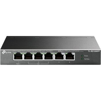 TP-Link TL-SG1006PP Switch No Administrado 6 Puertos Gigabit con 3x PoE+ y 1x PoE++